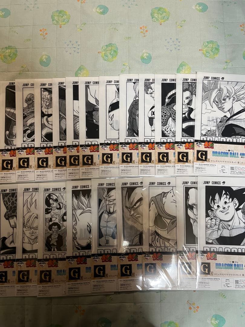 さくもちドラゴンボール40th クリアファイル　コンプセット
