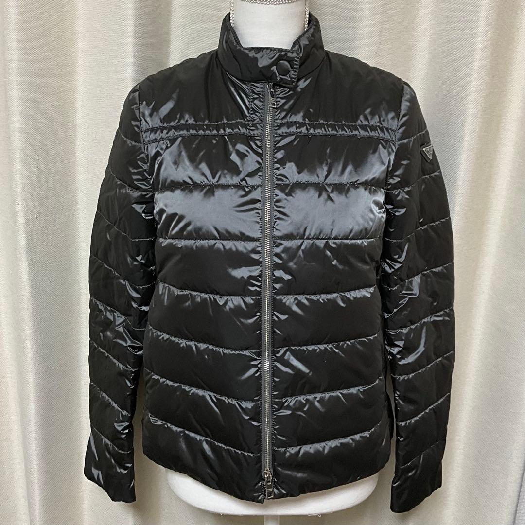 三角ロゴあり PRADA プラダ　レディース　ダウンジャケット　　グレー　40