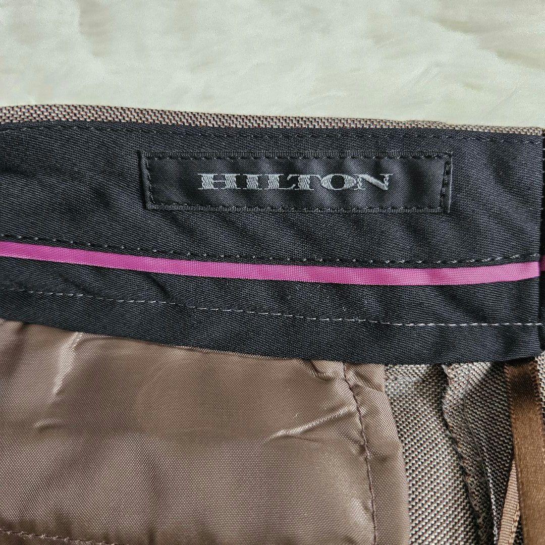 ヒルトン セットアップ REDA パンツスーツ ブラウン ウール