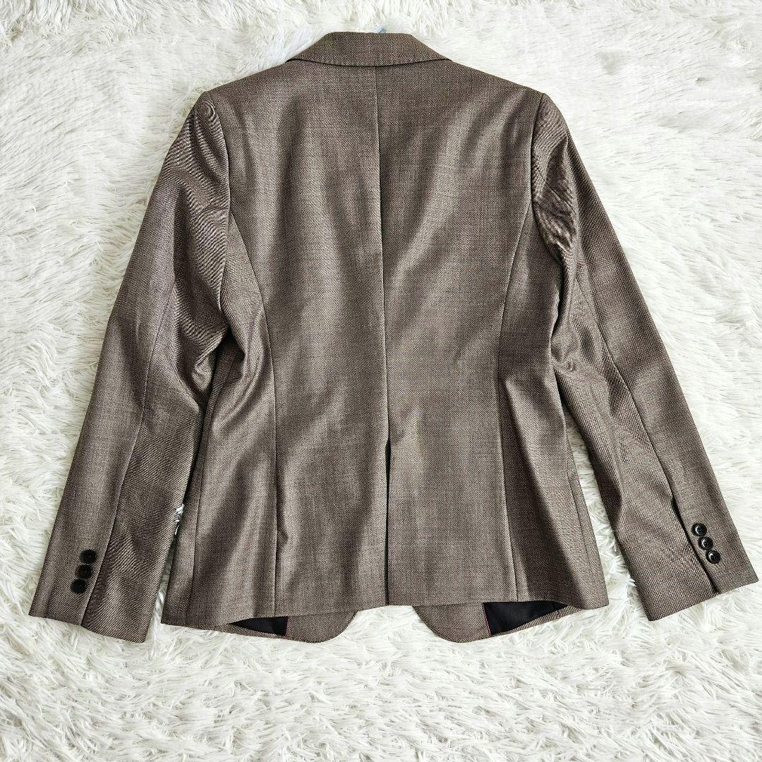 ヒルトン セットアップ REDA パンツスーツ ブラウン ウール