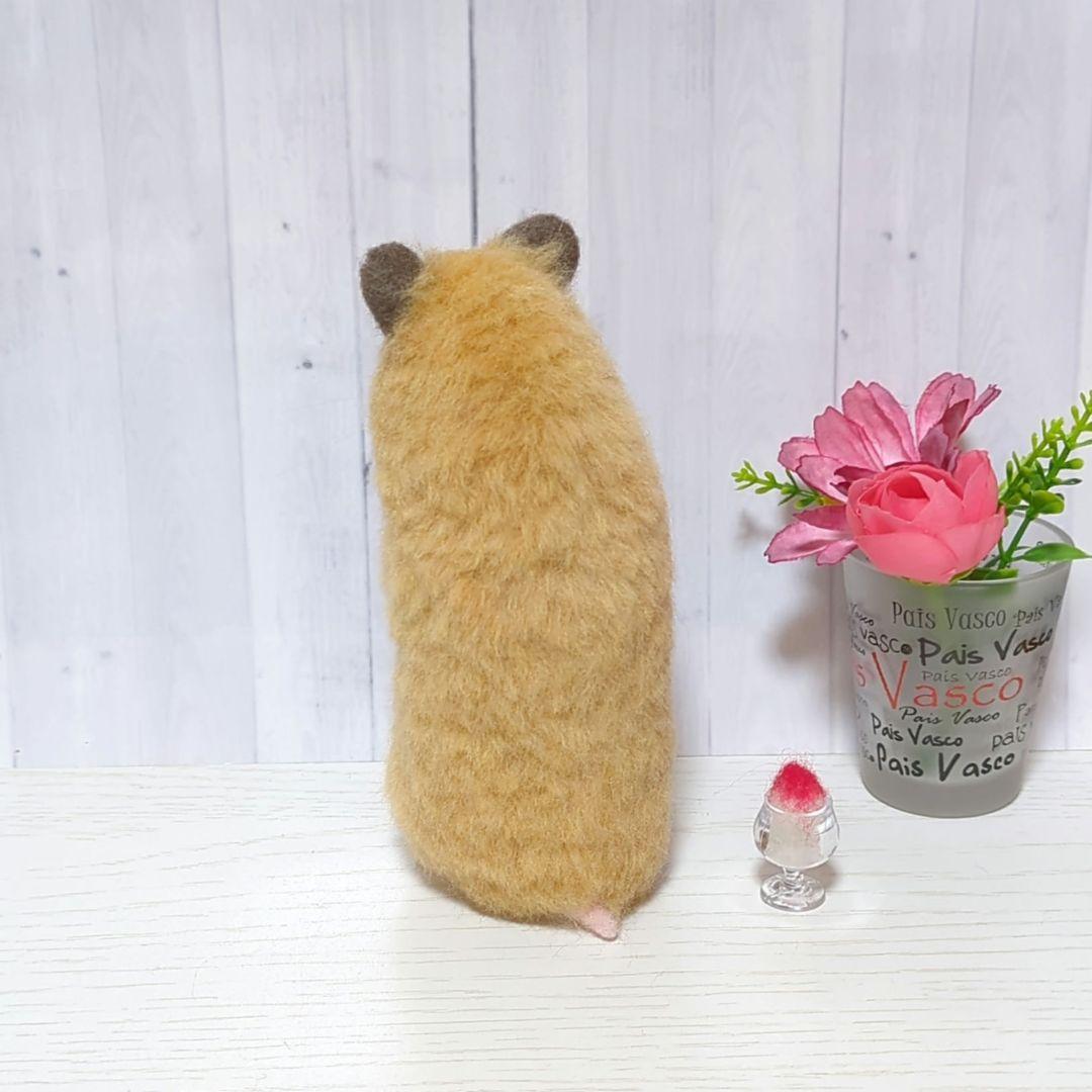 キンクマハムスター＆かき氷◇羊毛フェルト