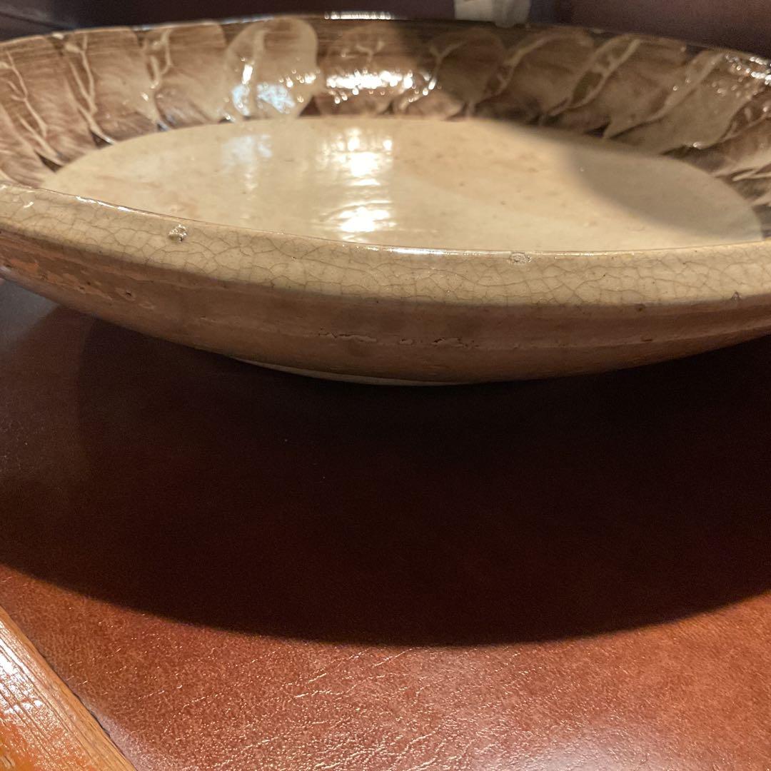 瀬戸本業窯 大皿 直径40cm程 陶器
