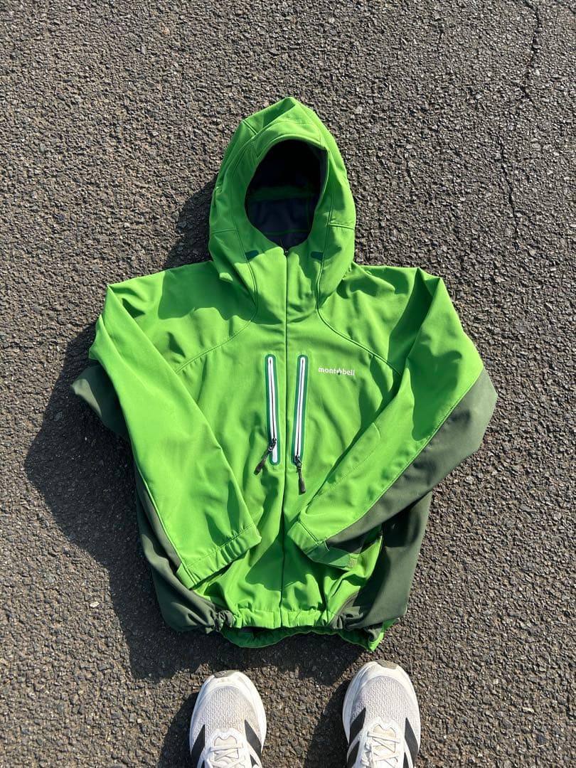 montbell soft shell jacket y2k 刺繍