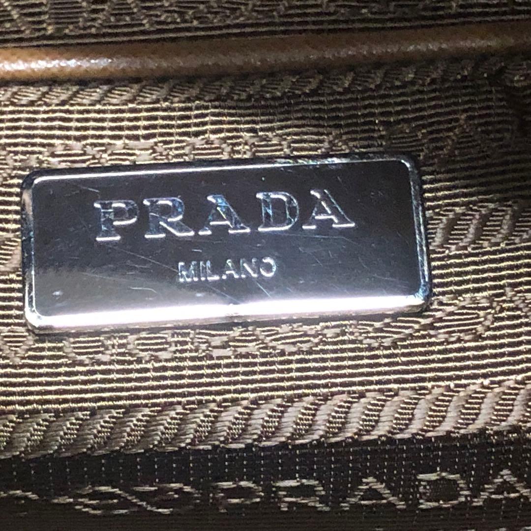 PRADA ミニボストンバッグ ※ショルダーストラップ欠品