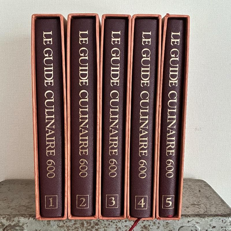 LE GUIDE CULINAIRE 600(エスコフィエの料理600)　全5巻