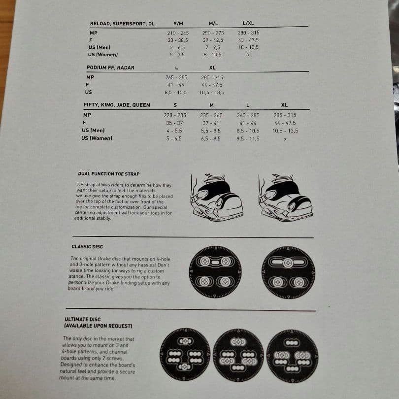 Drake スノーボード ビンディング