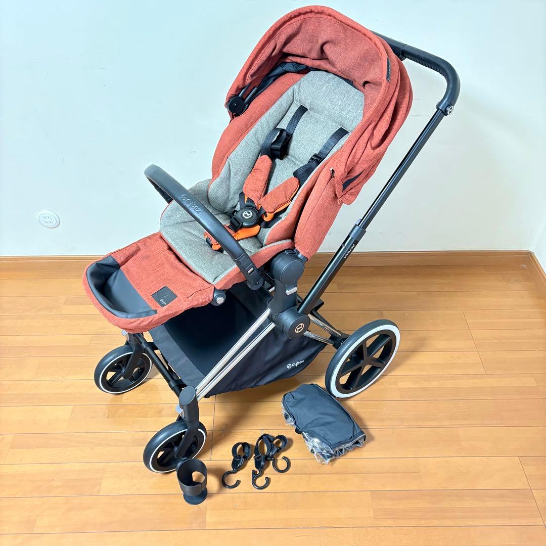 【匿名配送・カバー付属】cybex 上級モデル ベビーカー PRIAM プリアム