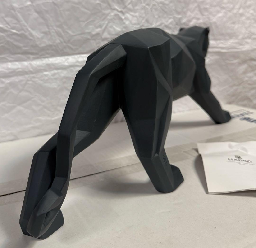 新品☆リヤドロ パンサー Origami 黒ヒョウ ジャガー ブラック