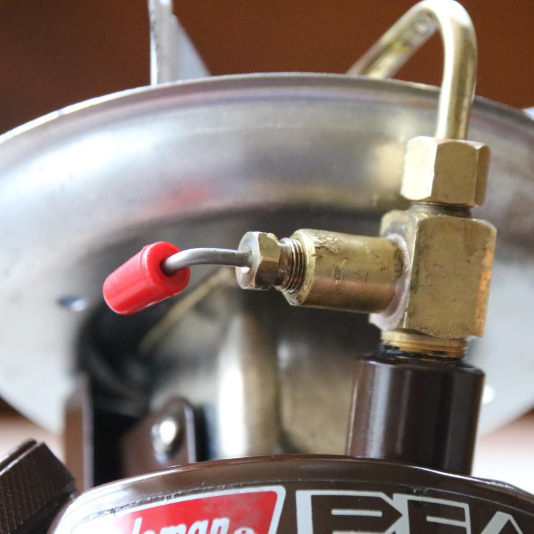 美品　希少　ヴィンテージ　コールマン 400 茶ピーク１　No.33