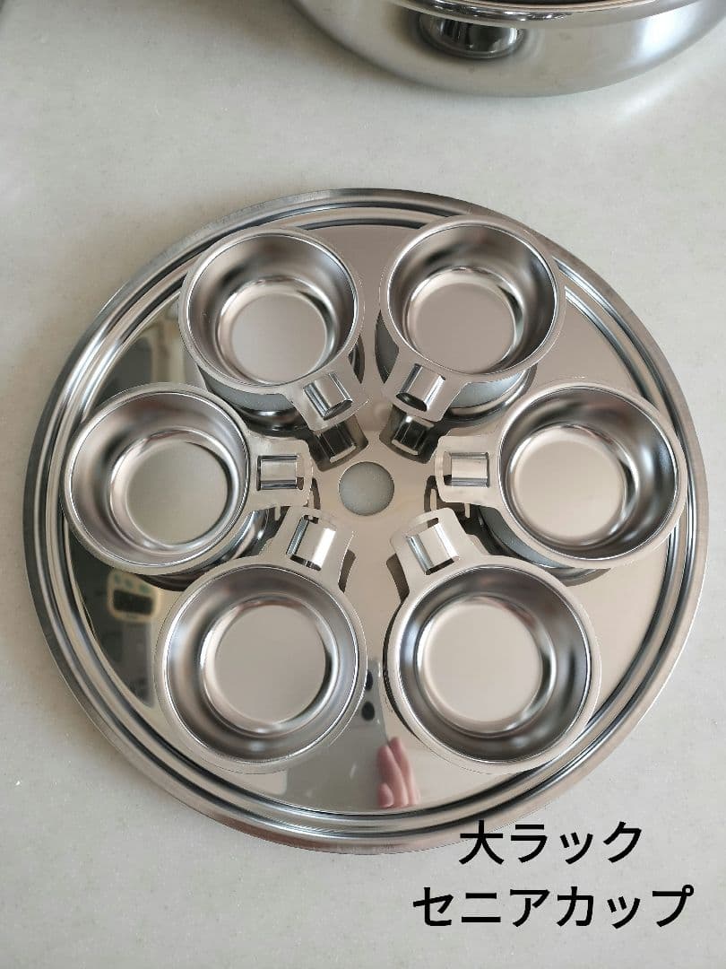 美品★ロイヤルクイーン　6コート鍋+大フライパン+スチーム　7点セット　ガス火用