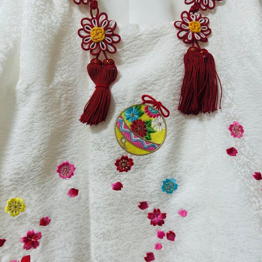 No.8 七五三　3歳　　正絹被布フルセット