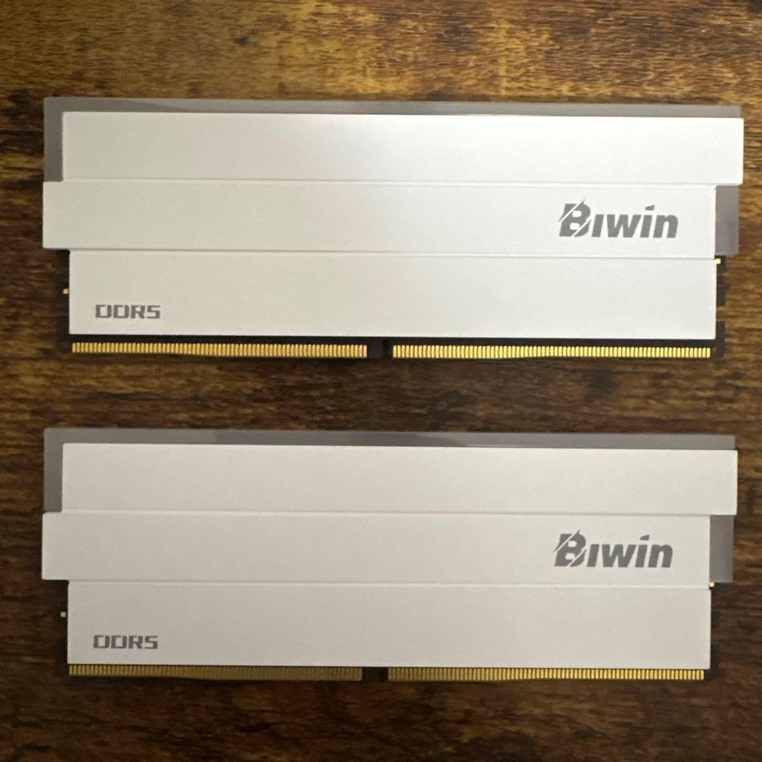 Biwin DW100 DDR5 6000MT/s 16GB×2枚