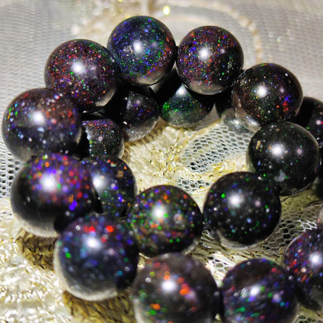 ◆高品質◆ブラックマトリックスオパール◆オパール◆ブレスレット◆天然石◆