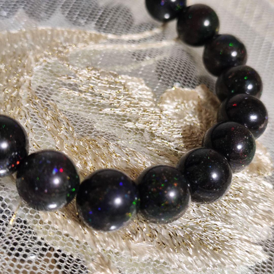 ◆高品質◆ブラックマトリックスオパール◆オパール◆ブレスレット◆天然石◆