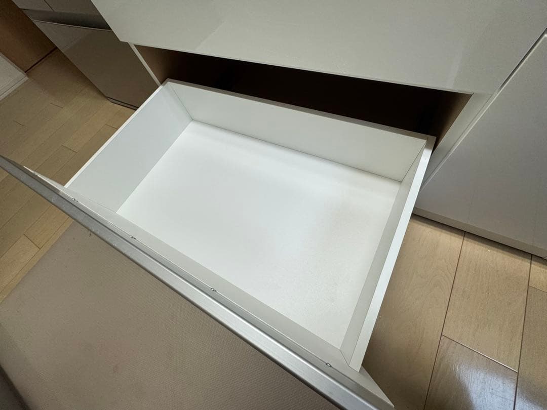 【超美品】ニトリ、レジューム、キッチンカウンター、食器棚、カウンター収納棚