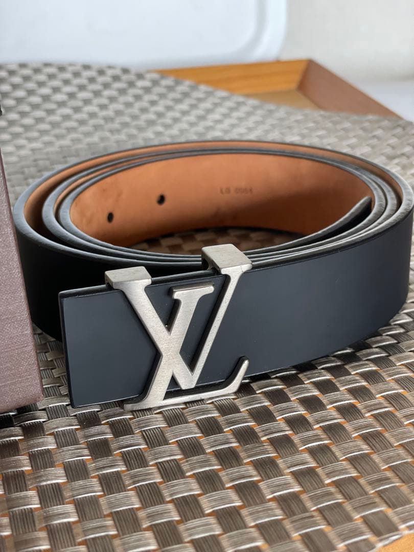 美品 大きいサイズ Louis Vuitton レザー ベルト