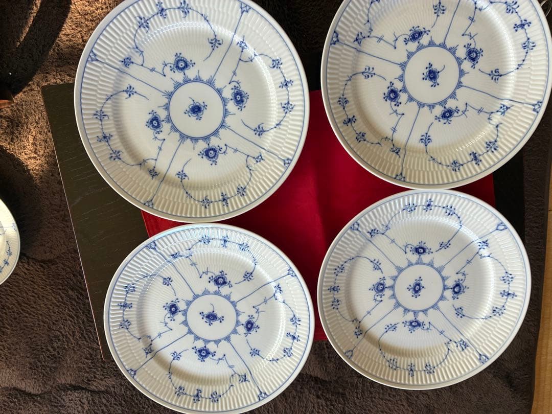 ロイヤルコペンハーゲン ブルーフルーテッド プレイン プレート 27cm