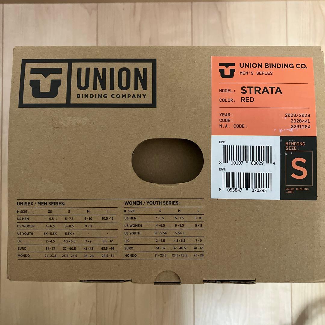 UNION STRATA 23-24 Sサイズ　RED