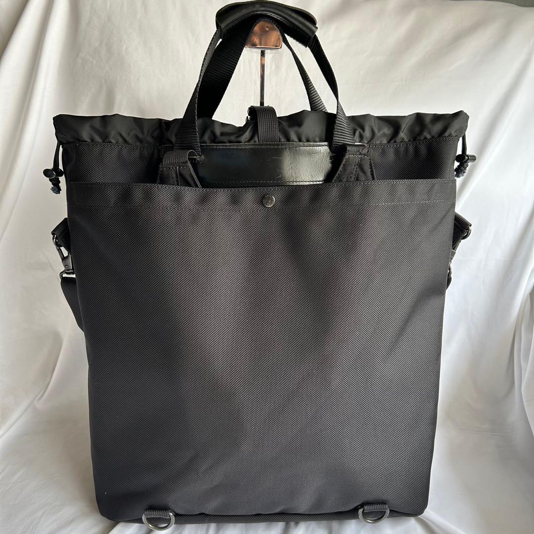【美品】アーツアンドクラフツ ダブルシックスナイロン 3way トートバッグ　黒