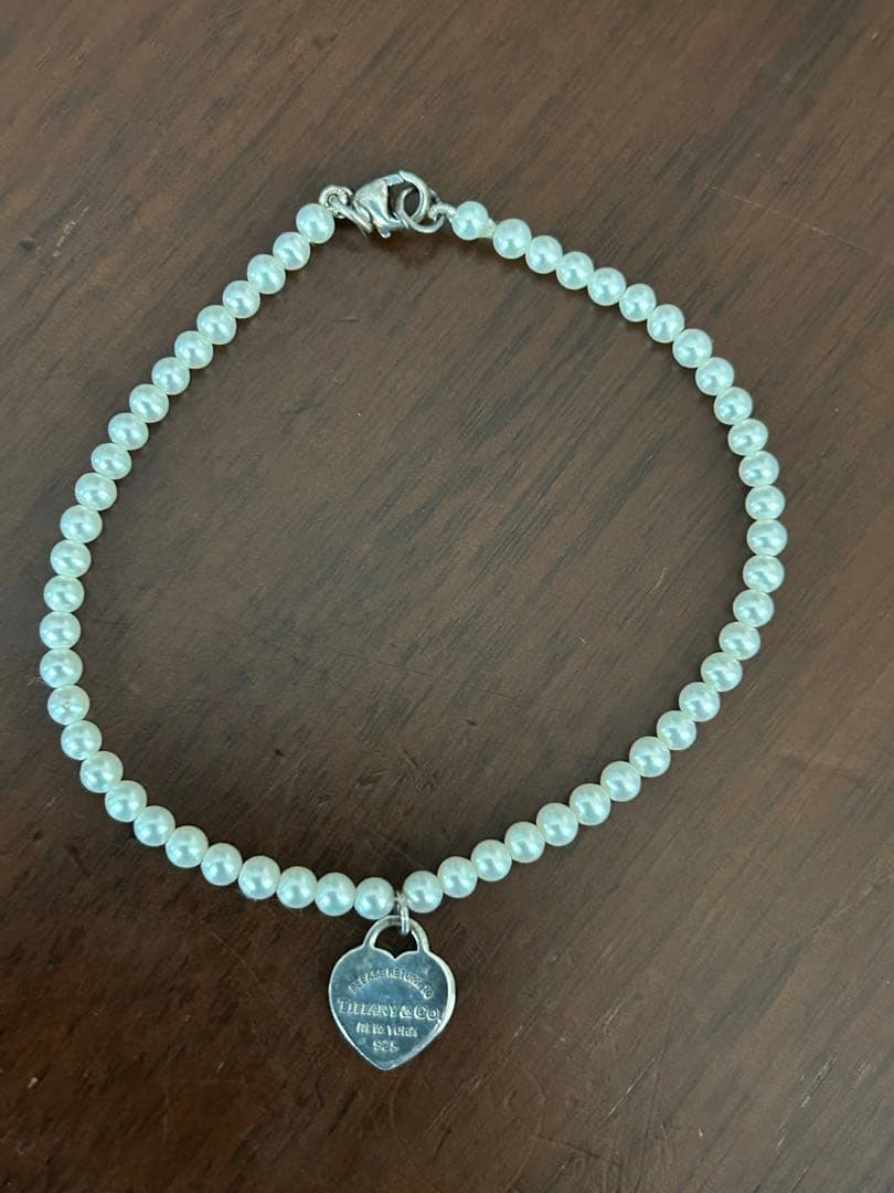 Tiffany パールブレスレット 925