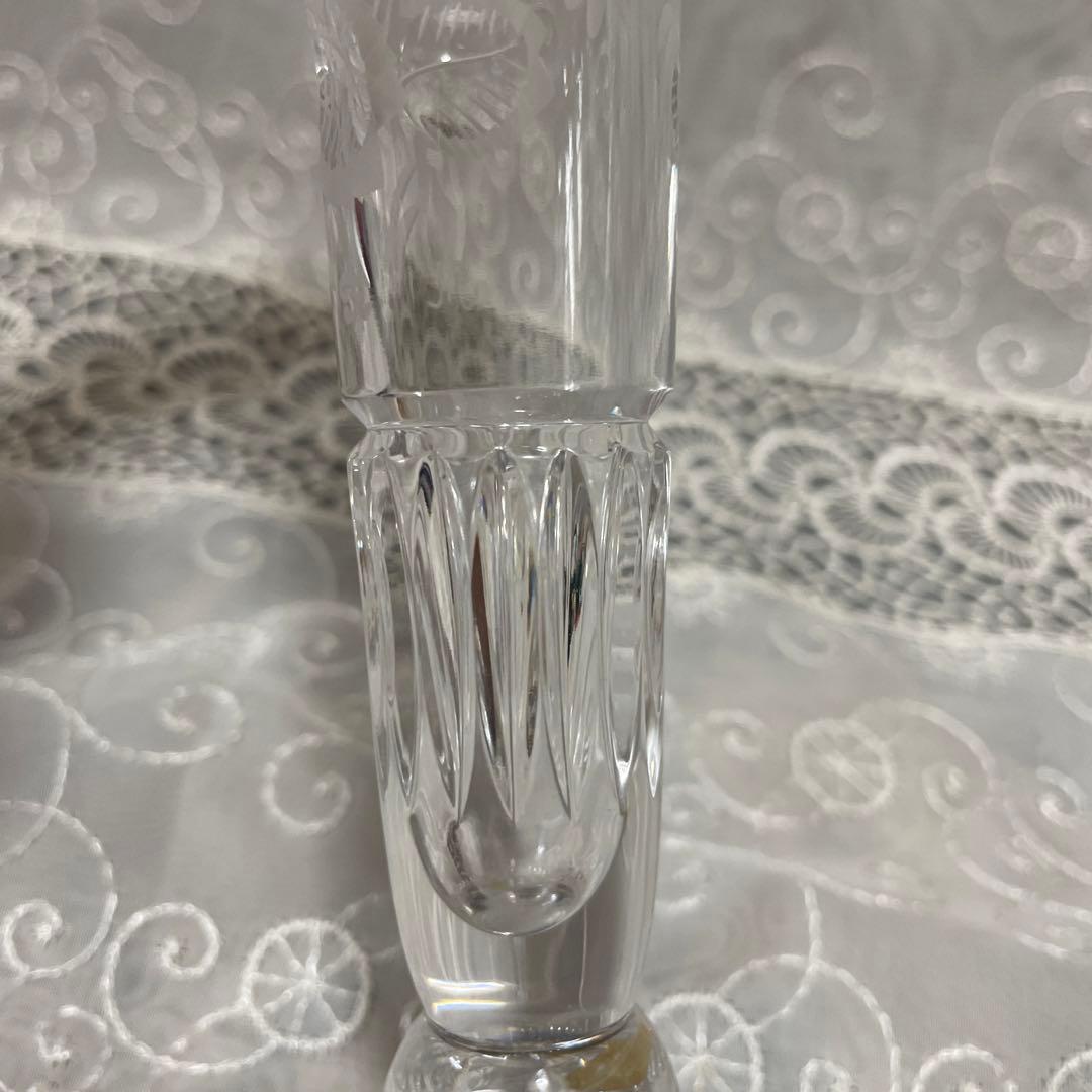 Meissen crystal 一輪挿し　花瓶　クリスタルガラス　未使用