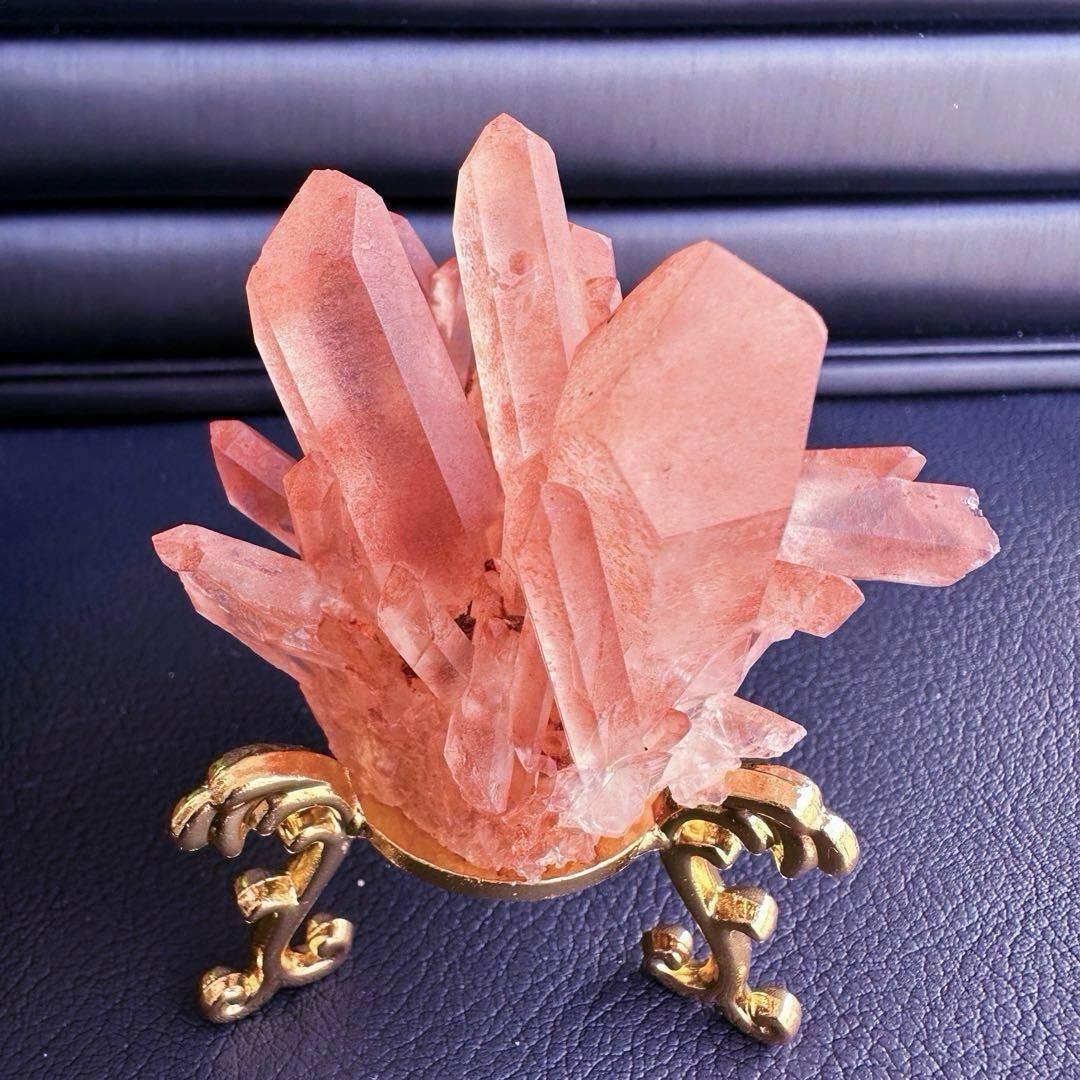 爆レア❗️浄化❗️超綺麗♡超強いパワー ピンク ヒマラヤ クラスター天然石A1560