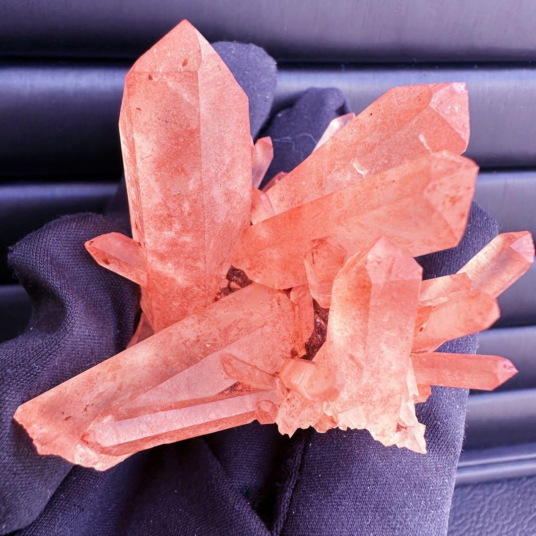 爆レア❗️浄化❗️超綺麗♡超強いパワー ピンク ヒマラヤ クラスター天然石A1560