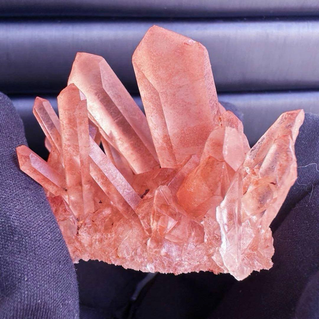 爆レア❗️浄化❗️超綺麗♡超強いパワー ピンク ヒマラヤ クラスター天然石A1560