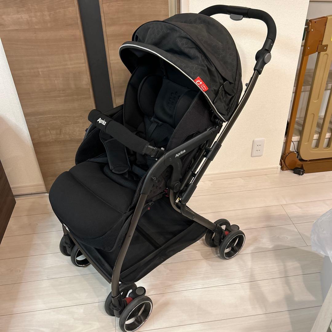【美品】Aprica オプティアプレミアム 最上級モデル ベビーカー