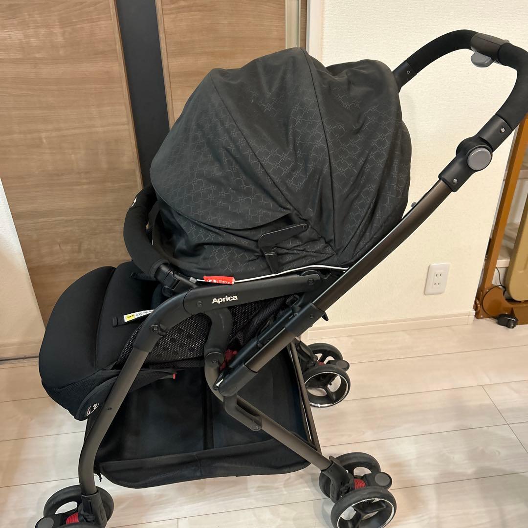 【美品】Aprica オプティアプレミアム 最上級モデル ベビーカー