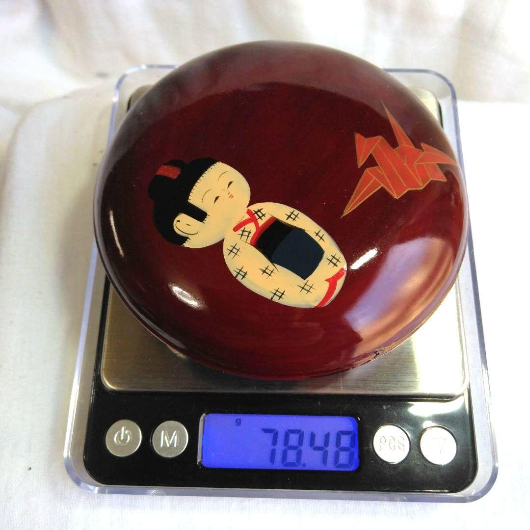 香 合 本漆木製