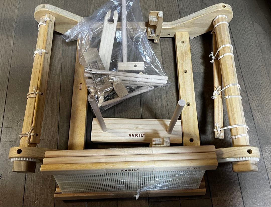 C*o様 AVRIL LOOM-30 初期型卓上織り機と付属品一式・別売へドル2