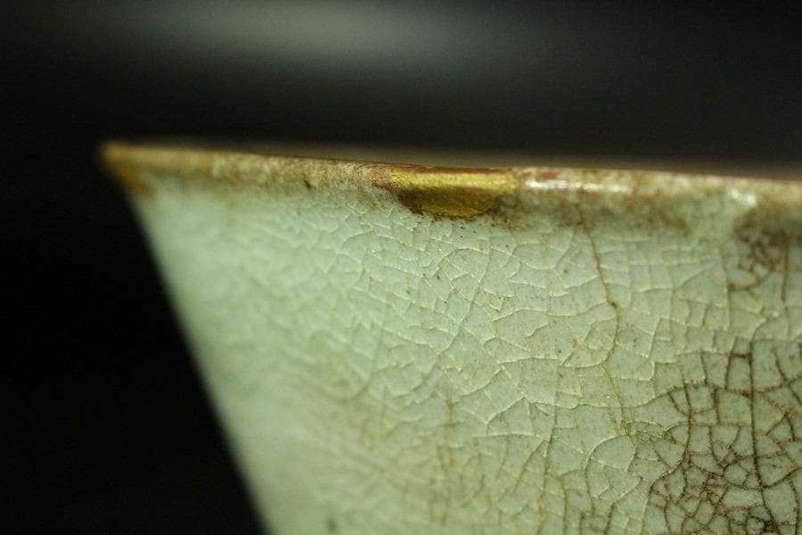 古美術 李朝 高麗 青磁 茶碗(K-A639)