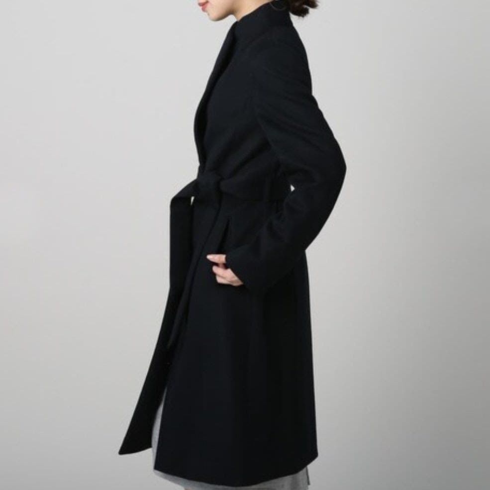 アンタイトル　2wayウールロングコートAライン　スーパー130　ベルト　日本製