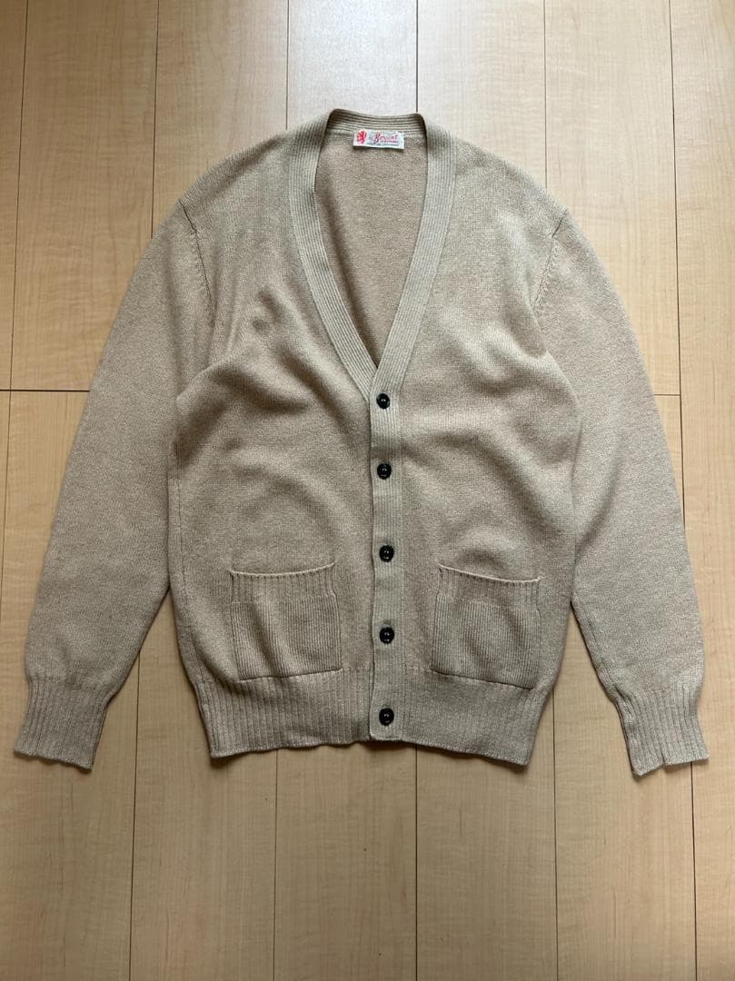 Bryant カシミヤ カーディガン スコットランド ビンテージ ベージュ