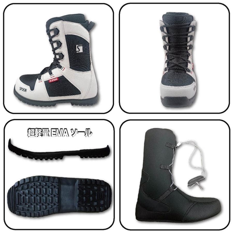 スノーボード ブーツ シューレース ホワイト 27.5～28cm ＊新品訳あり＊