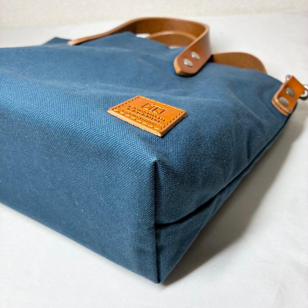 【希少 限定色】　カワニシカバン　ミニモン　ウォッシュブルー　ショルダー