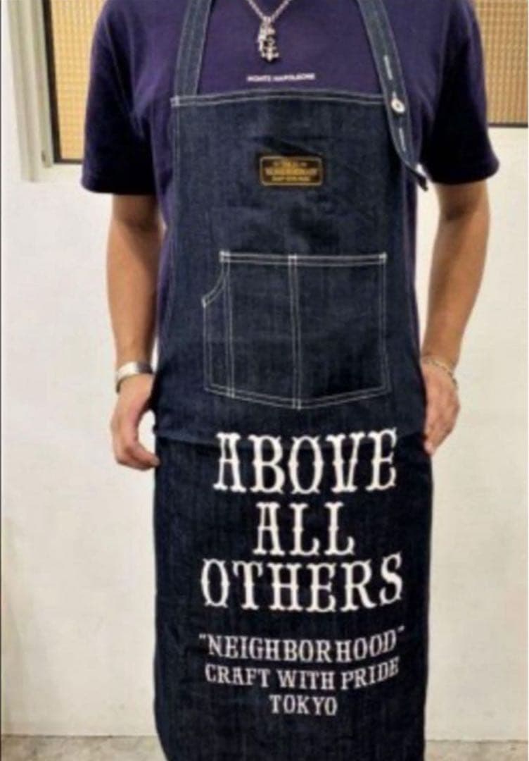 NEIGHBORHOOD デニムネイバーフッド ABOVE CAPRONエプロン