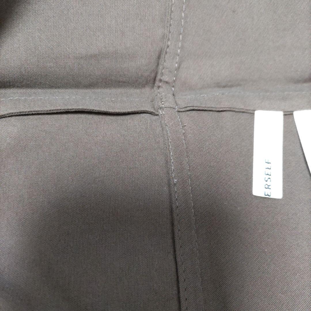 ドレスハーセルフ　サロペット/シルクコットン　未使用　ブラウン