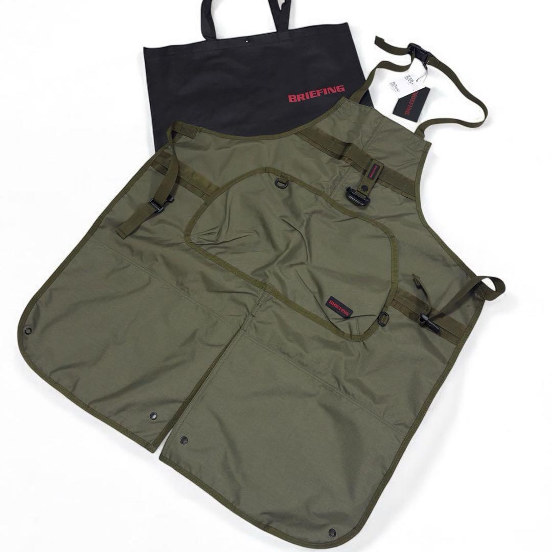 ☆限定SALE☆希少色 ブリーフィング エプロン セージグリーン 緑 アウトドア