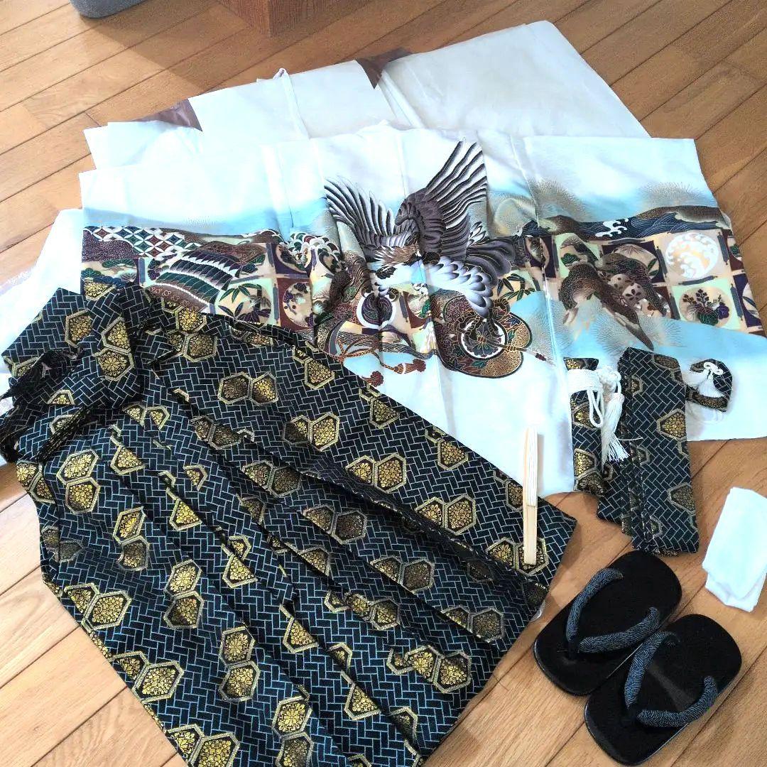 七五三　5歳　男の子　着物フルセット