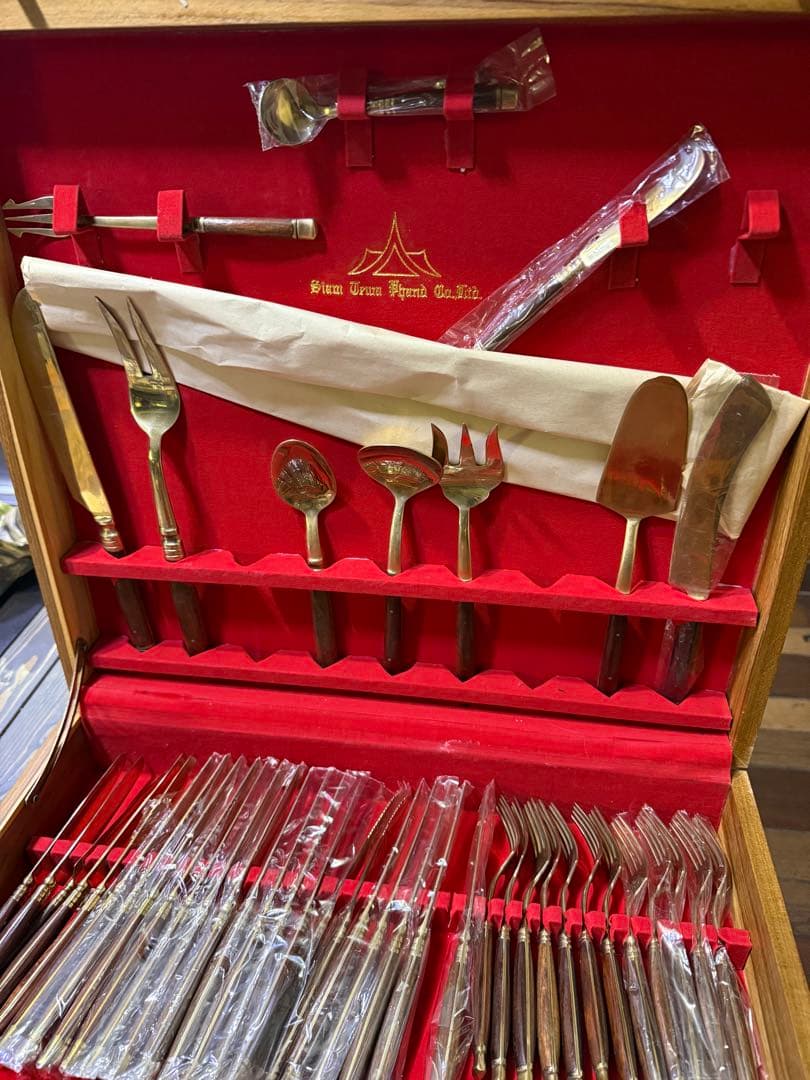 Siam Towa Phand 高級カトラリーセット 48本入 ビンテージ 箱付
