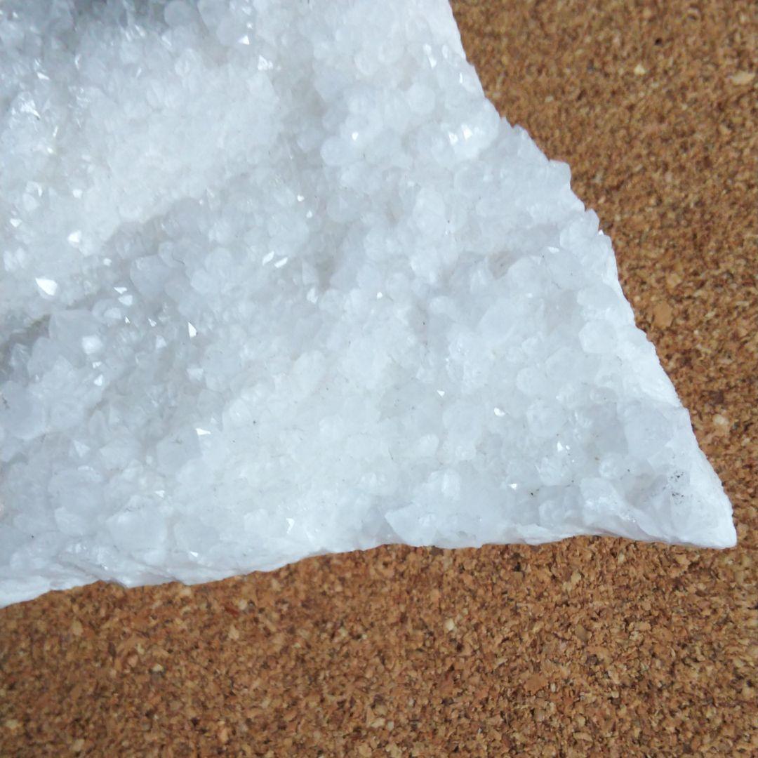 雪雲水晶 天然石 置物 クラスター