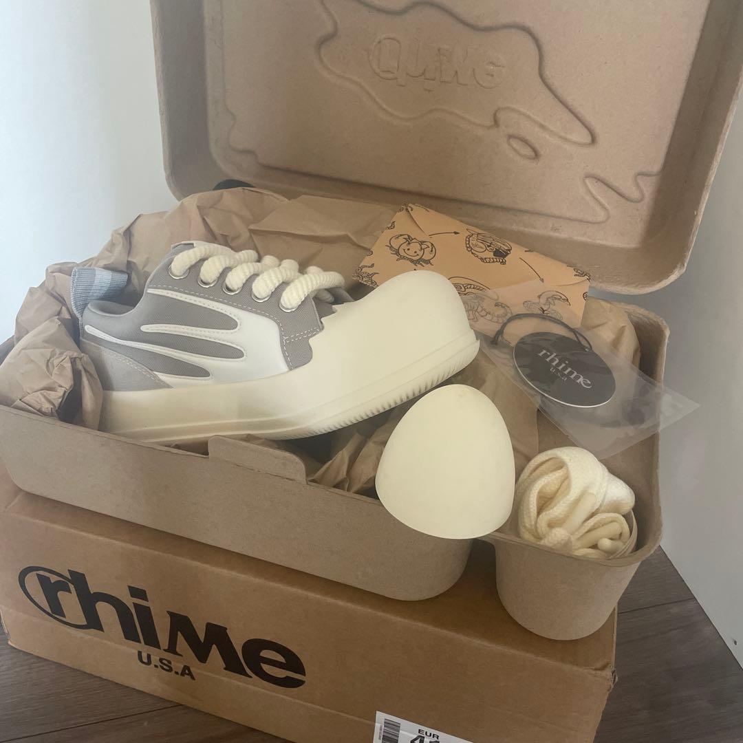 靴 rhime ASTROPOD GRAY UK42 US8.5 JP26.5c