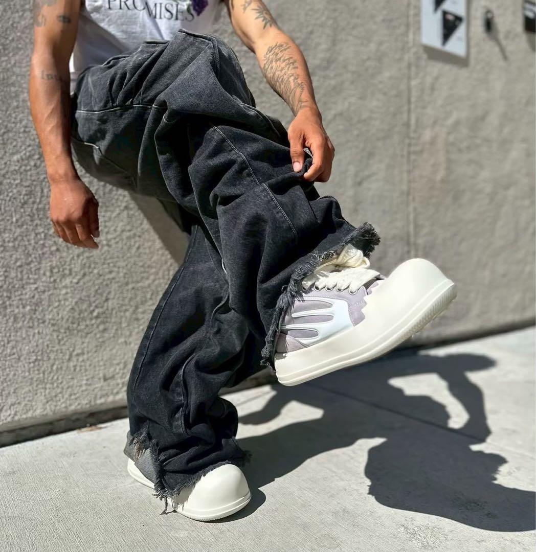 靴 rhime ASTROPOD GRAY UK42 US8.5 JP26.5c