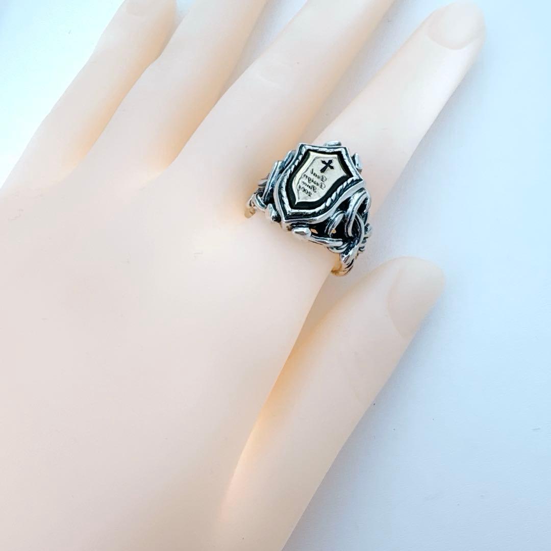 ディールデザイン メデューサ 盾 シールドモチーフ シルバー925 リング