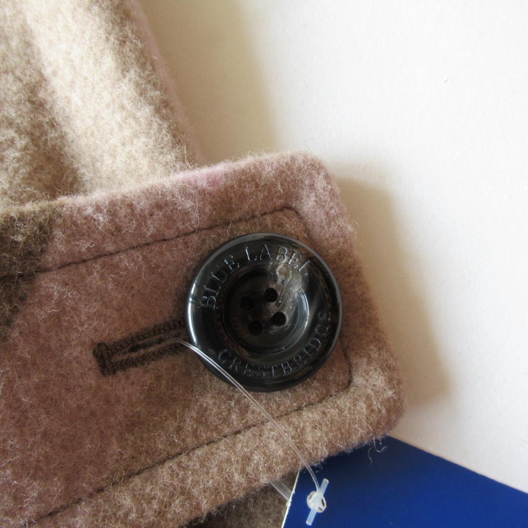 ブルーレーベルクレストブリッジ 新品 ショート ダッフルコート 38