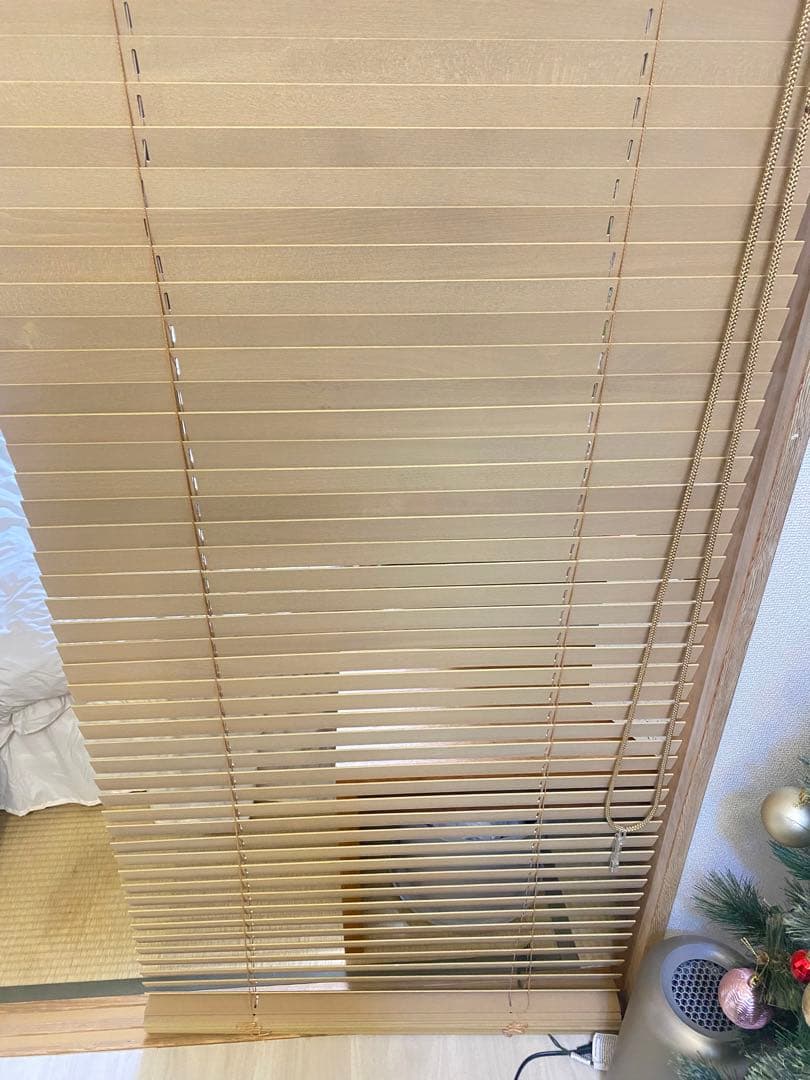 ② タチカワ　フォレティア　木製ブラインド 74cm 204cm