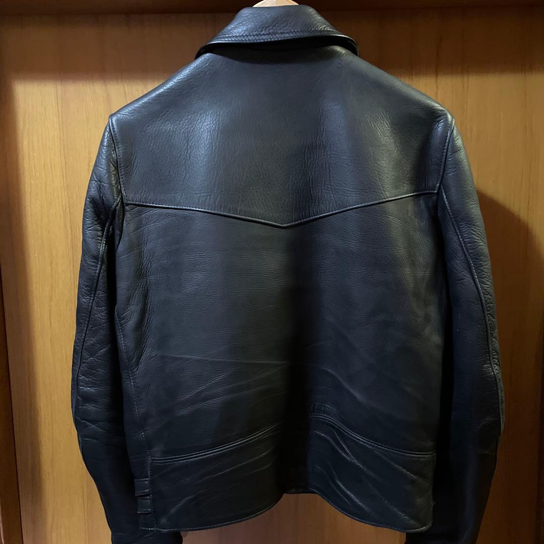 ルイスレザー✖️リアルマッコイズ　ディアスキン　ライダース　ライトニング