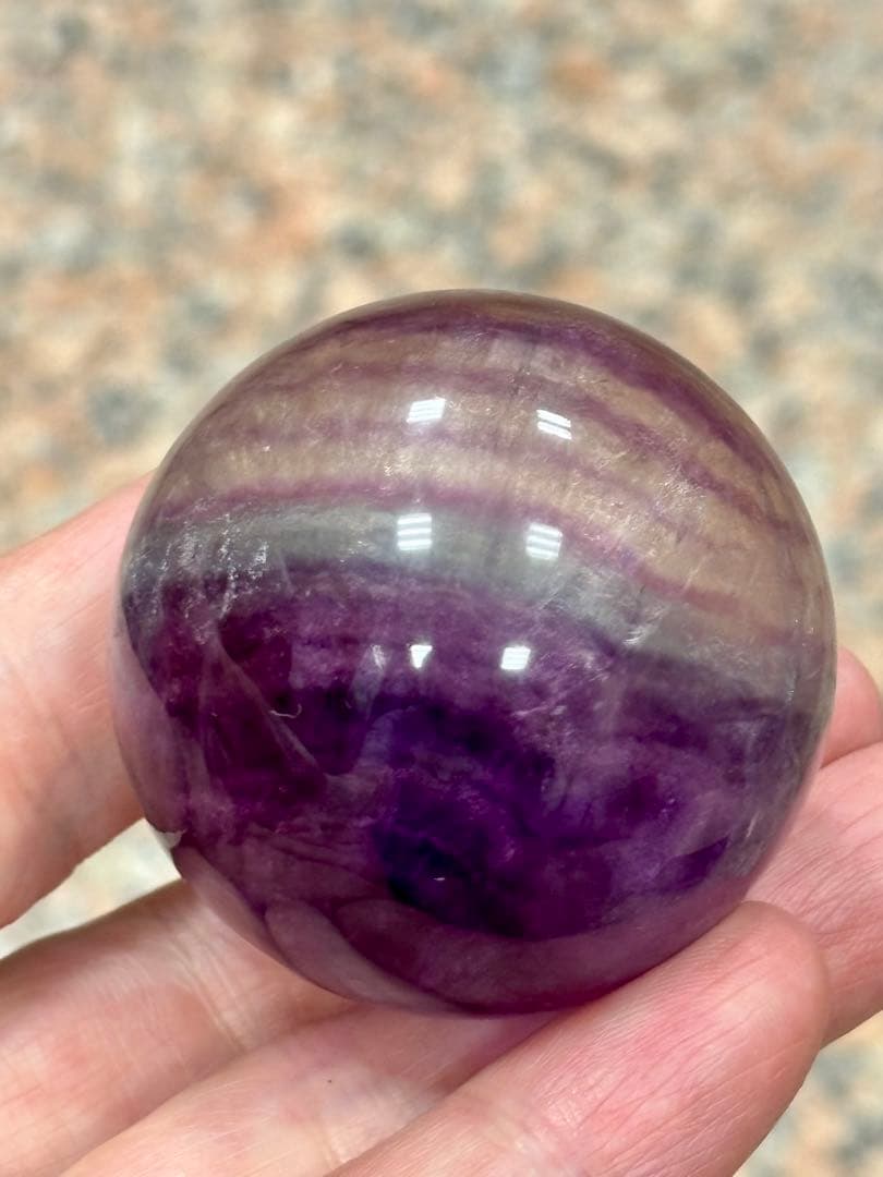 【あーきゃん】キャンディフローライト4.5cm テラヘルツ亀さん一連売り